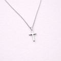 Essential Cross Necklace - Silver