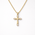 Eternal Cross Necklace - Gold
