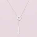 Bar Y Necklace - Gold