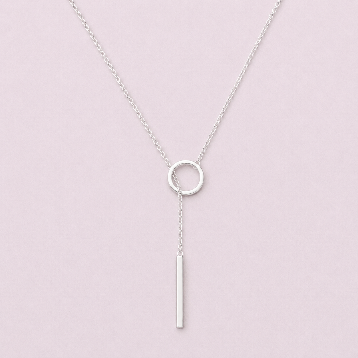 Bar Y Necklace - Gold
